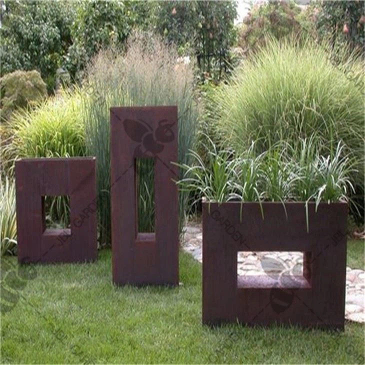 Corten Steel Planters Large