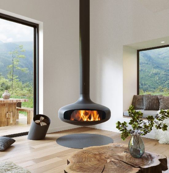 Hanging Suspended Fireplace