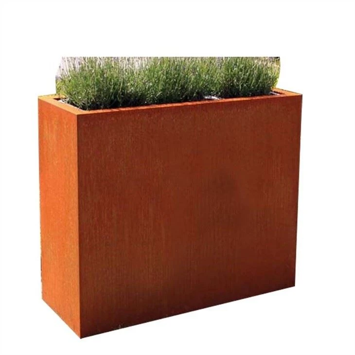 Corten čelična sadilica za cvijeće