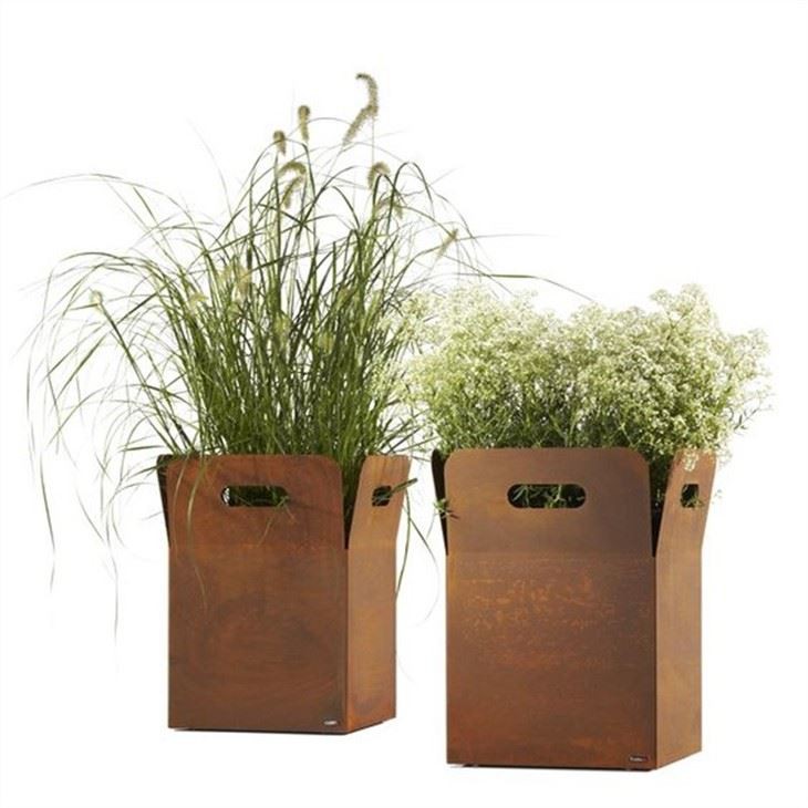 Rust Wall Hanging Planter