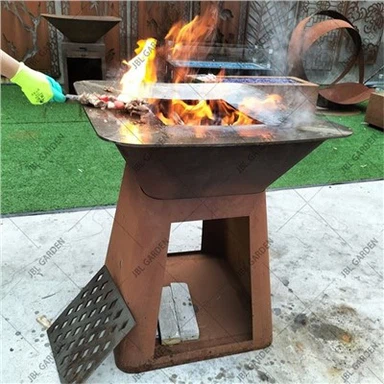 Corten Steel Fire Pit Brasero roštilj