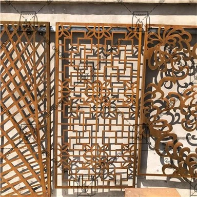 Zaslon za privatnost Corten Steel