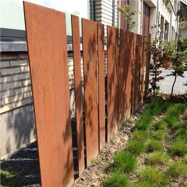 Cor-Ten Weathering Steel Garden Screen Panels