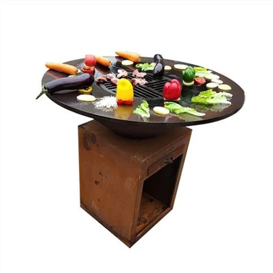Novi moderni Corten Steel roštilj