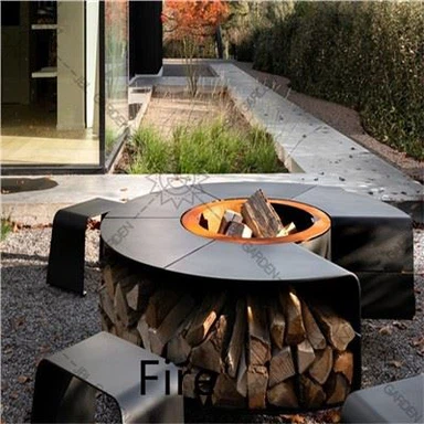 Četvrtasti stol za vatru