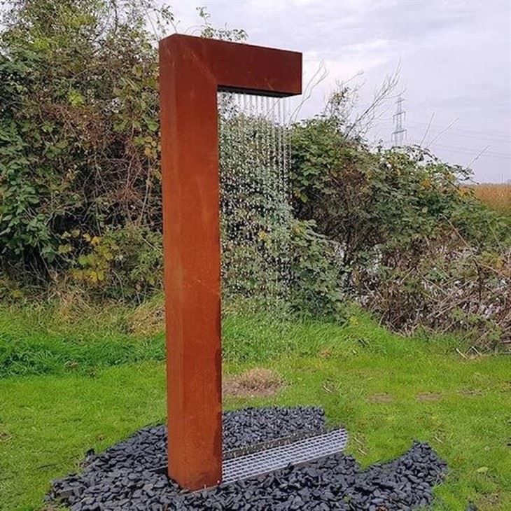 Art Sculpture Metal Water Fountain
