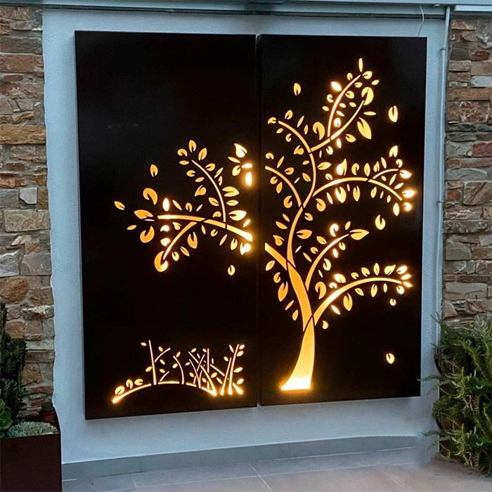 Corten Steel Garden Screen / Privacy Panel