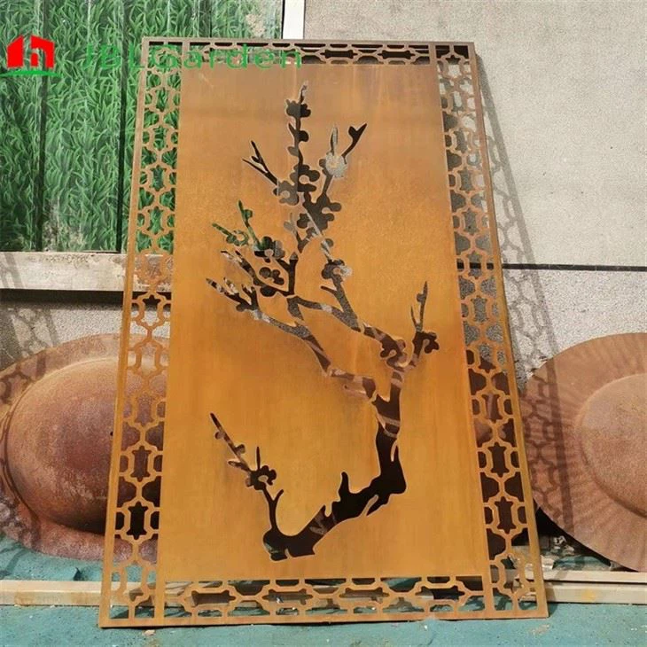 High Quality Corten Fence Panels