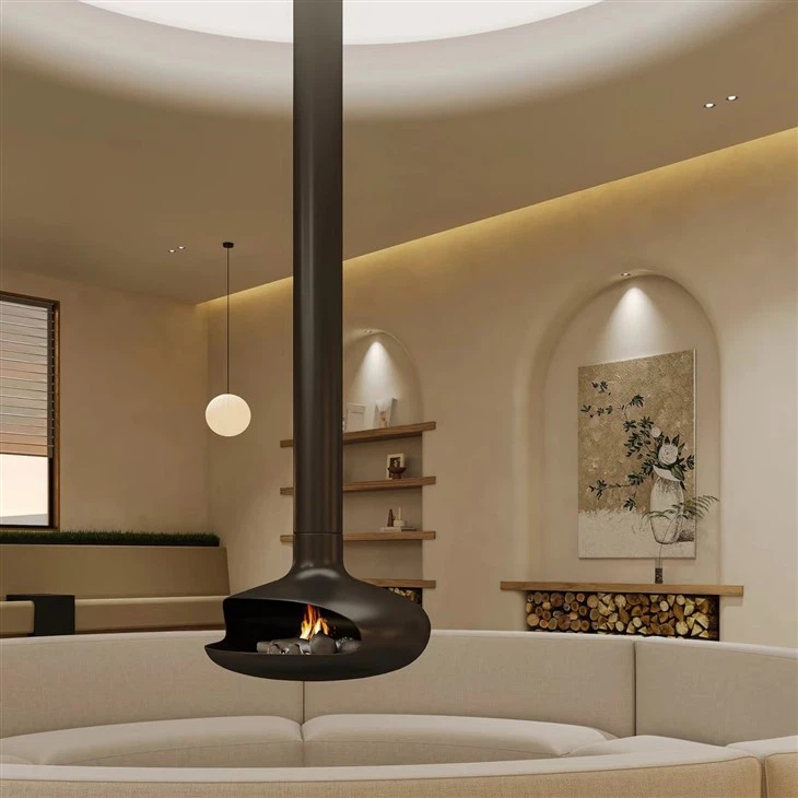 Indoor Suspended Fireplace