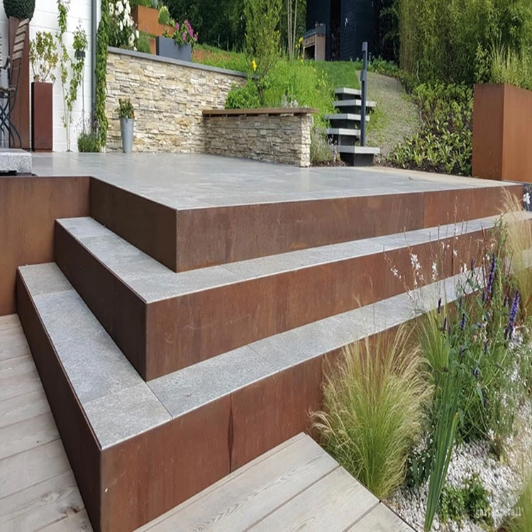 Weathering Steel Retaining Edging Weathering Steel Retaining Edging