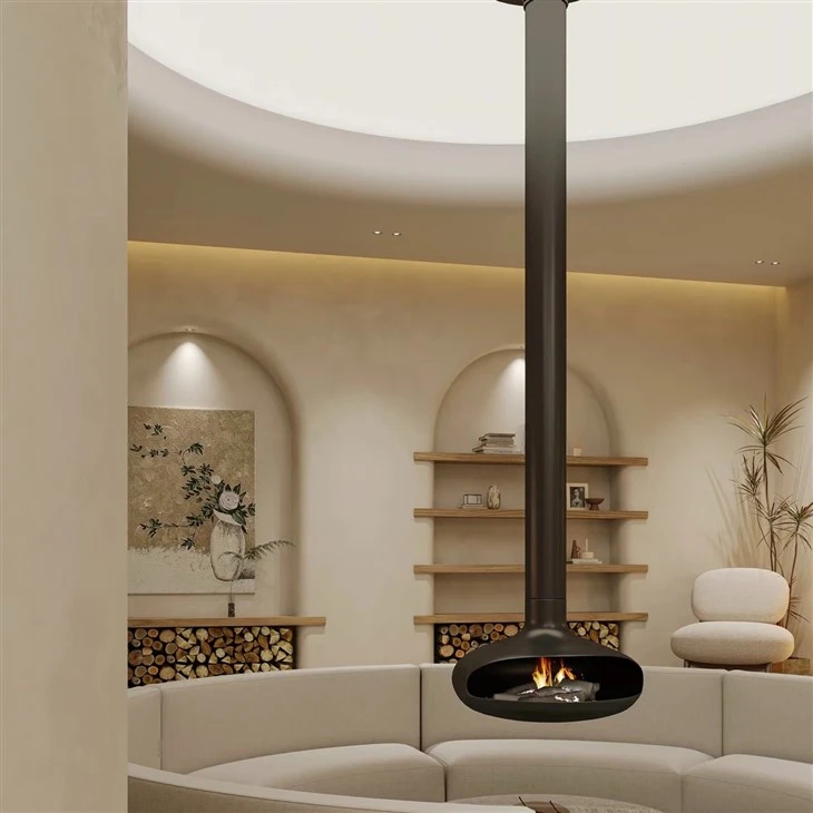 JBL Black Hanging Fireplace