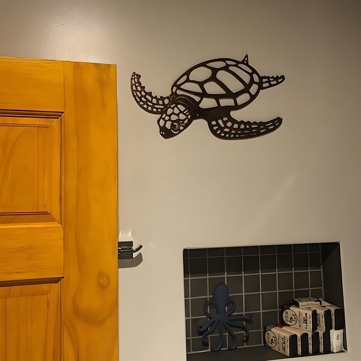 Metal Turtle Wall Art