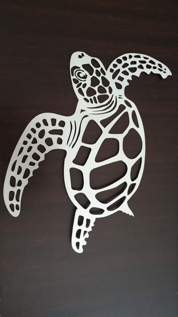 Metal Turtle Wall Art