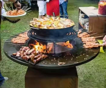 Kampiranje na otvorenom s vatrom