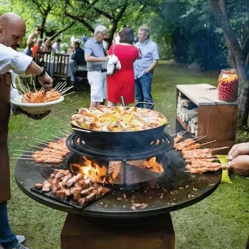 Outdoor Camping With Fire Pit best