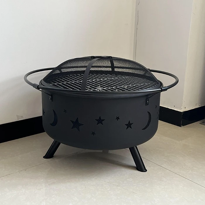 Star Moon Pattern Fire Pit Steel Fire Pit Bonfire Party Fire Pit suppliers