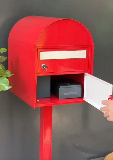 modern column postbox letterparcel modern column postbox letterparcel