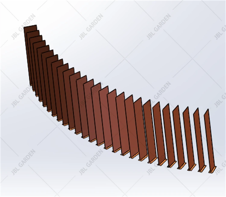 CortenGalvanised Steel Woven Fencing Posts 1 CortenGalvanised Steel Woven Fencing Posts 1