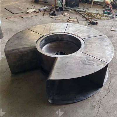 Corten Steel Patio Jama za vatru s roštiljem