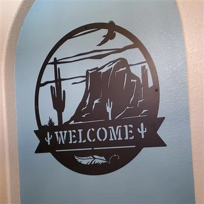 Personalizirani metalni natpis s imenom