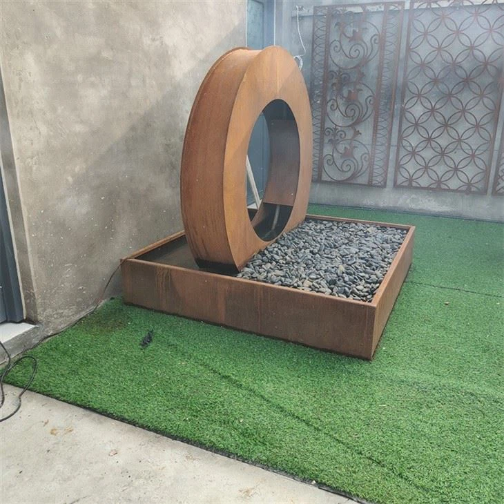 WF Corten Steel Water Feature