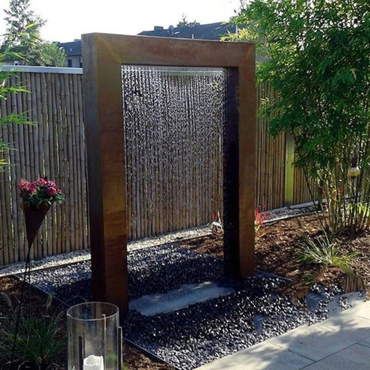 WF Corten Steel Water Feature